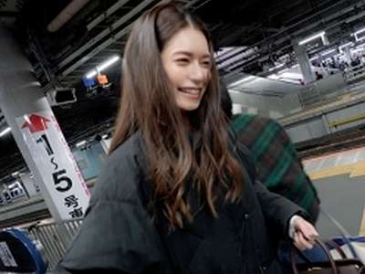 素人企画で巨乳セクシー美人妻がえちえちSEX！露天風呂ベロチュー＆対面ハメ！前傾ロデオ騎乗位ックス！_の画像