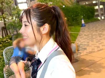 【有栖舞衣】素人企画でロデオる激カワJKがエロSEX！美顔フェラ！腰振りユサユサ痴女り乳首舐め騎乗位ックス！_の画像